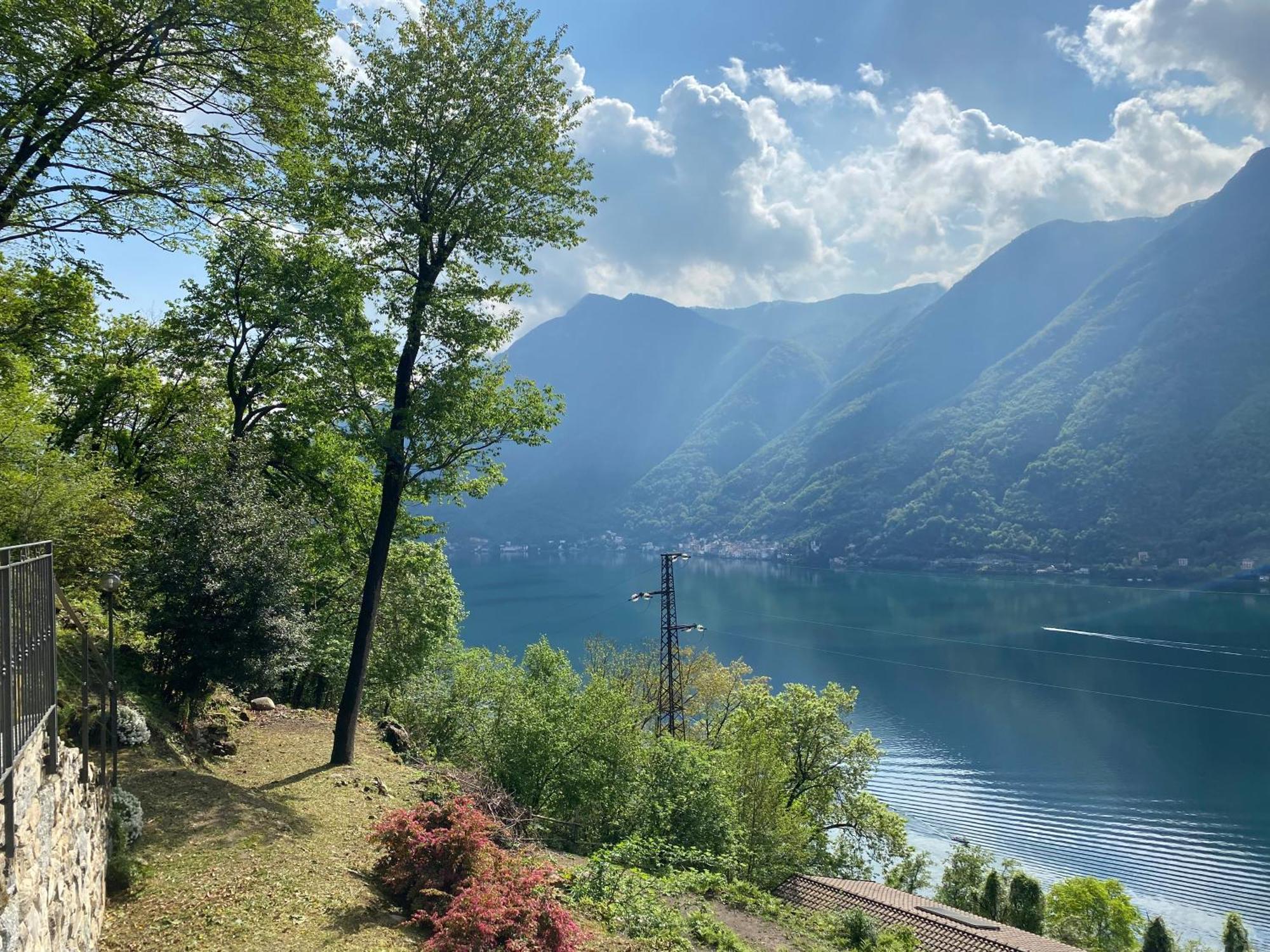 Tra Lago E Montagna Baita La Morena Nesso Kültér fotó